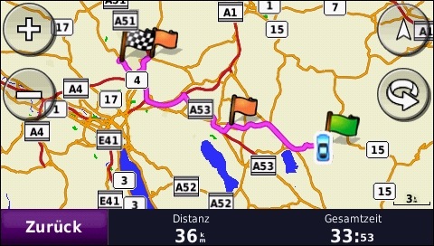 GARMIN Zumo 660 - Route