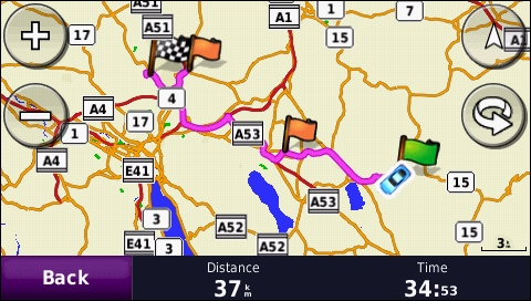 GARMIN Zumo 660 - Route