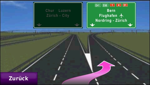 GARMIN Zumo 660 - Spurassistent