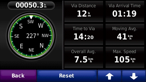 GARMIN Zumo 660 - Trip Computer 2 of 3